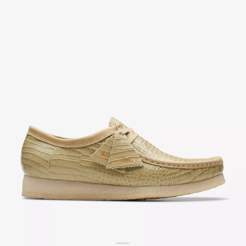 HZVP665 wallabee cocodrilo de arce Clarks