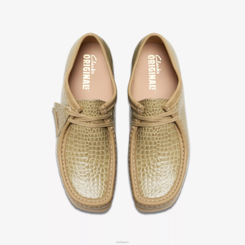 HZVP665 wallabee cocodrilo de arce Clarks
