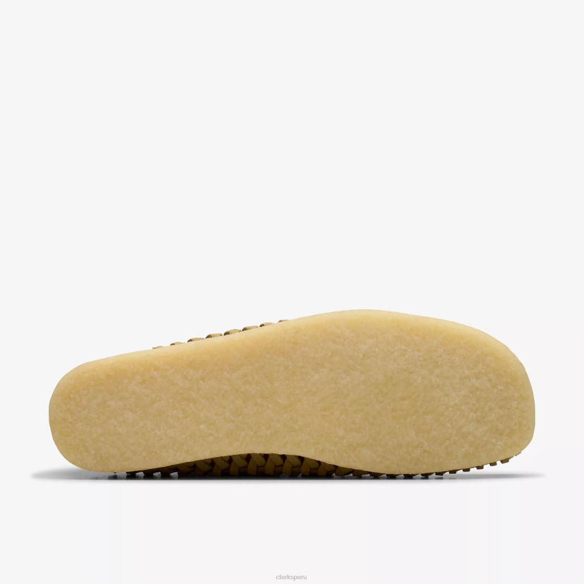 HZVP668 tejido mocasín wallabee gamuza de arce Clarks