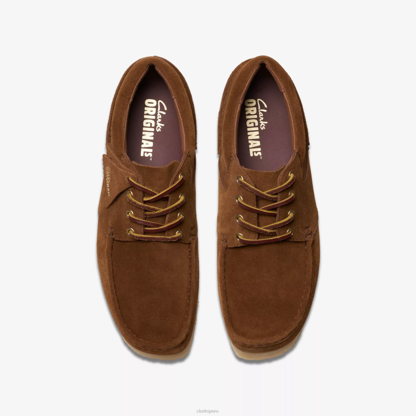 HZVP670 barco wallabee gamuza cola Clarks