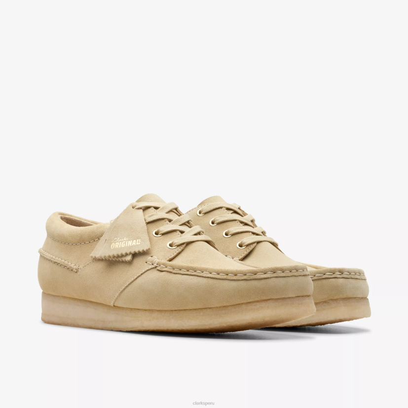 HZVP671 barco wallabee gamuza de arce Clarks