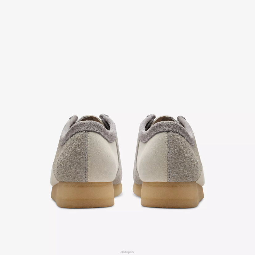 HZVP674 wallabee gris/blanco roto Clarks