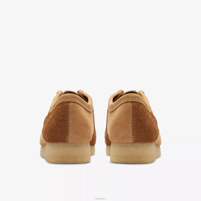 HZVP676 combinación de bronceado wallabee indefinido Clarks