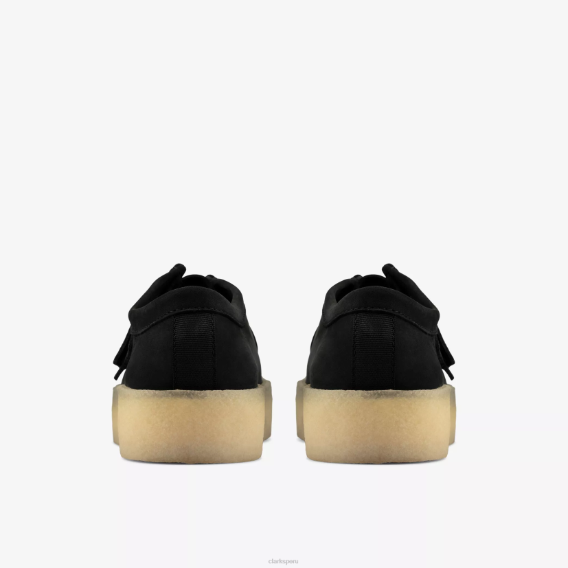 HZVP678 taza wallabee nubuck negro Clarks