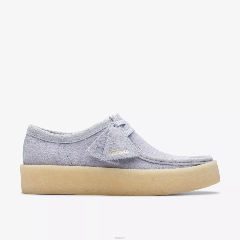HZVP679 taza wallabee gamuza gris nube Clarks