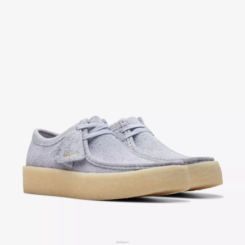 HZVP679 taza wallabee gamuza gris nube Clarks