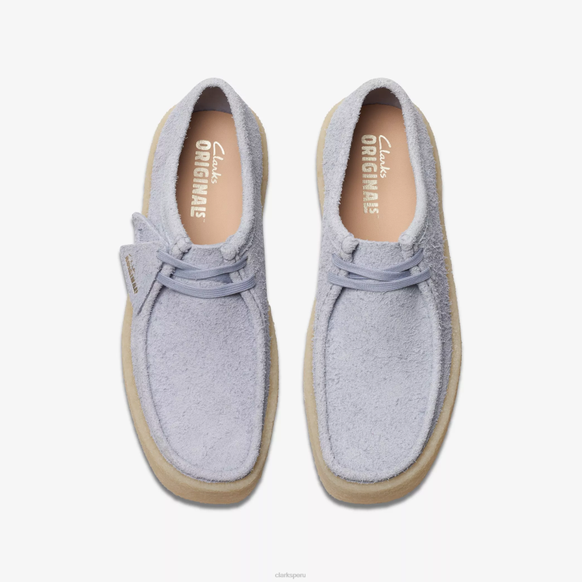 HZVP679 taza wallabee gamuza gris nube Clarks