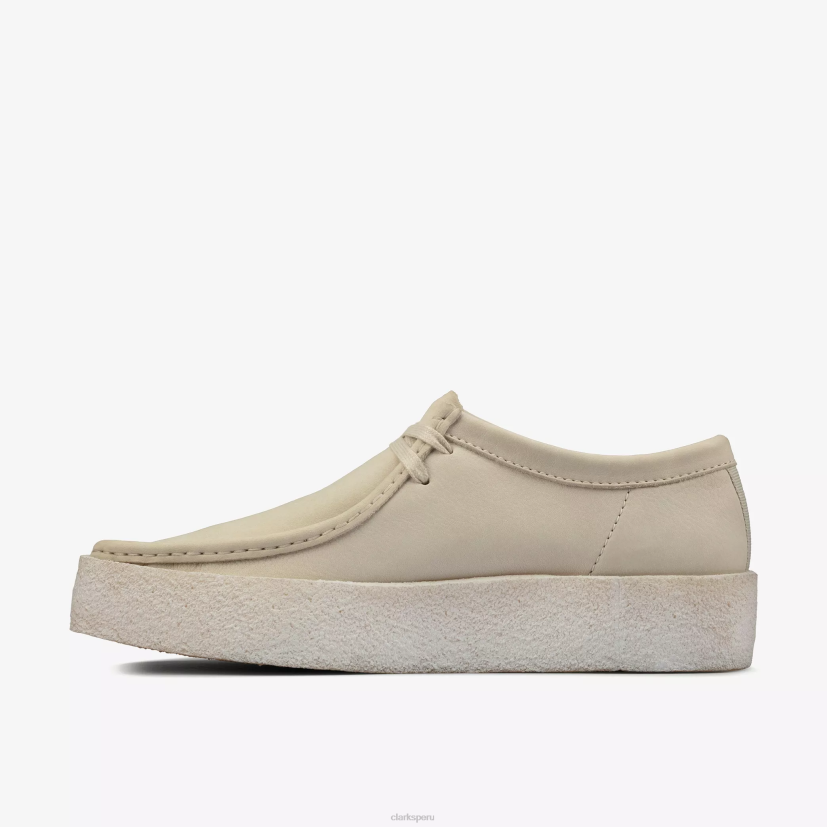 HZVP680 taza wallabee nubuck blanco Clarks