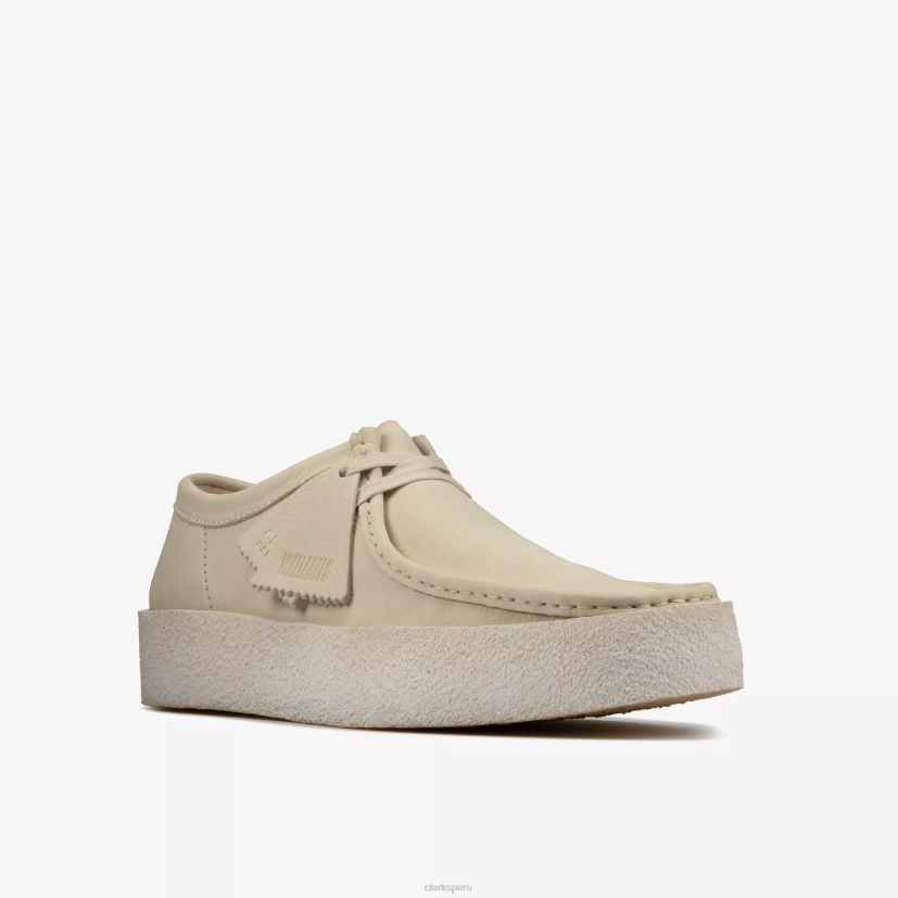 HZVP680 taza wallabee nubuck blanco Clarks