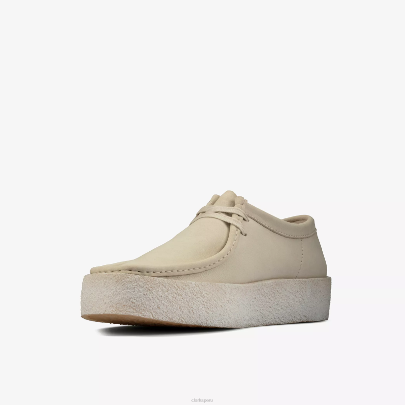 HZVP680 taza wallabee nubuck blanco Clarks