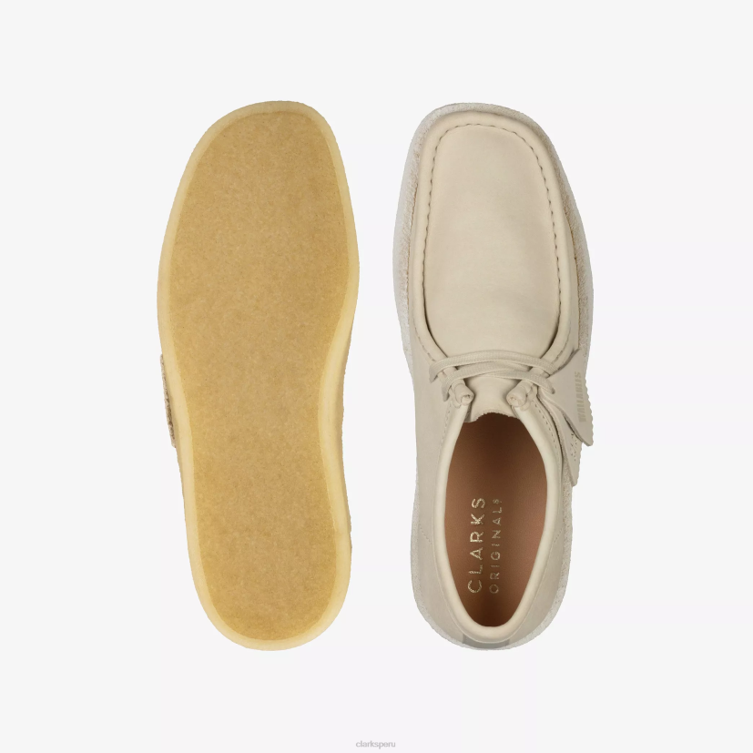 HZVP680 taza wallabee nubuck blanco Clarks