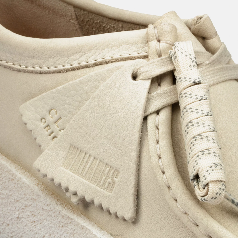 HZVP680 taza wallabee nubuck blanco Clarks