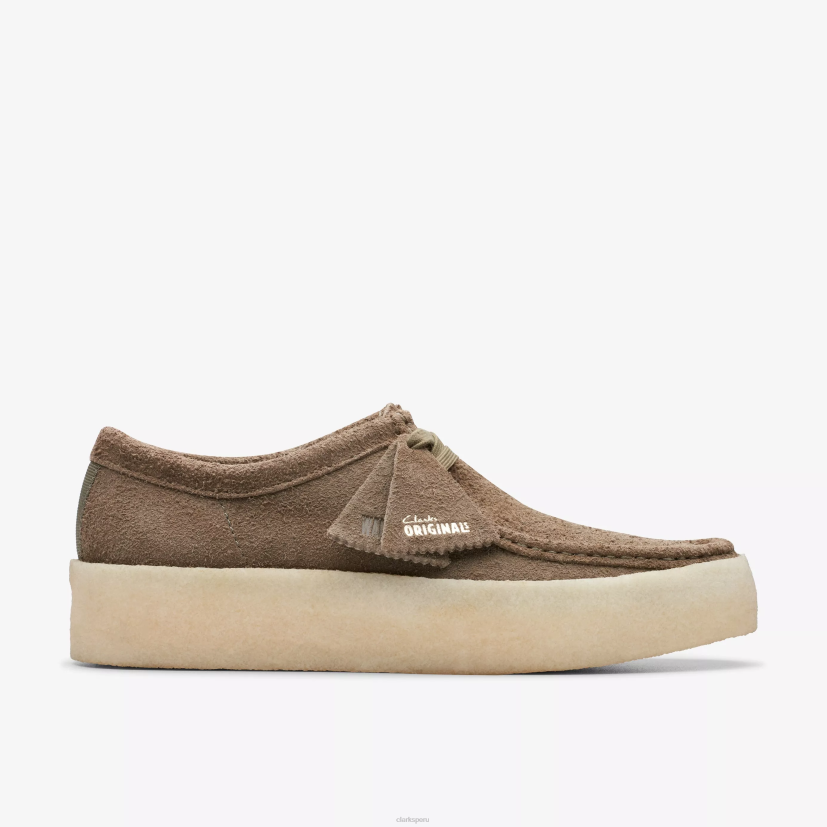 HZVP682 taza wallabee ante caqui pálido Clarks