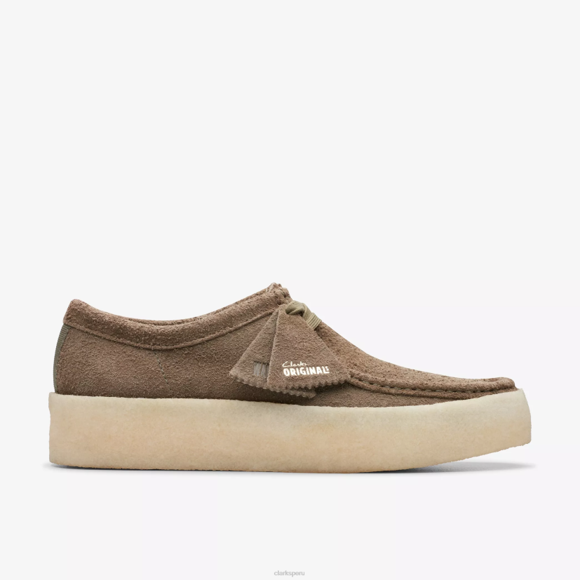 HZVP682 taza wallabee ante caqui pálido Clarks