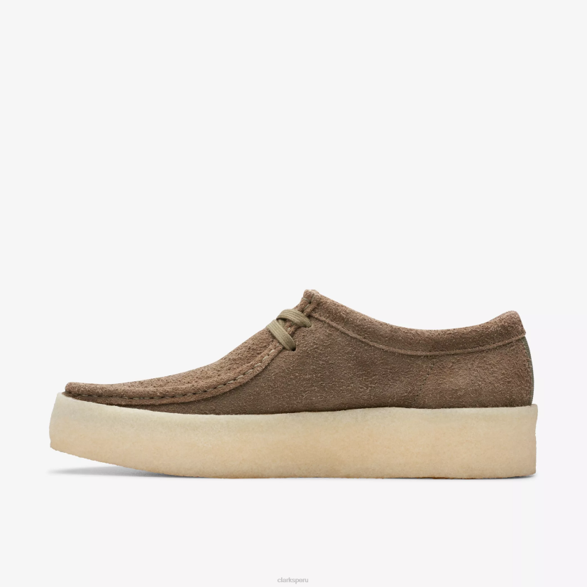 HZVP682 taza wallabee ante caqui pálido Clarks