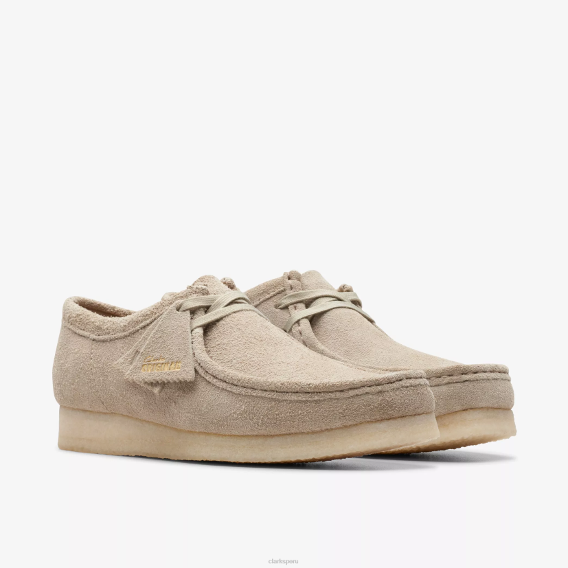 HZVP684 wallabee ante gris pálido Clarks