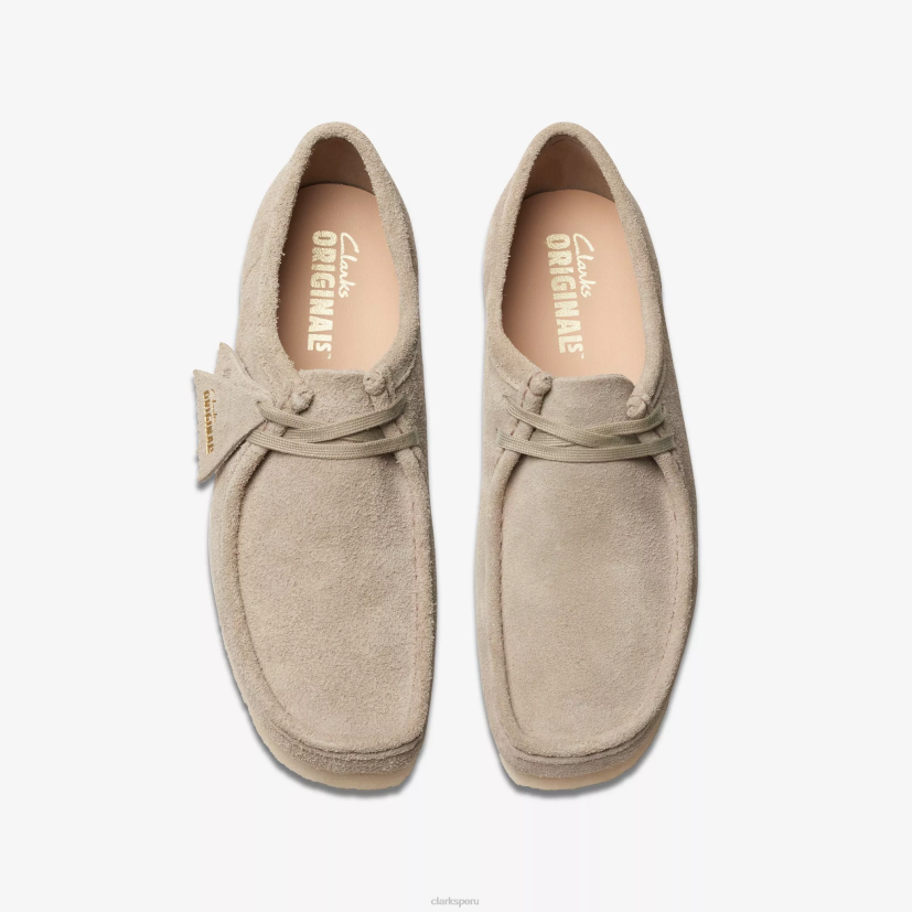 HZVP684 wallabee ante gris pálido Clarks