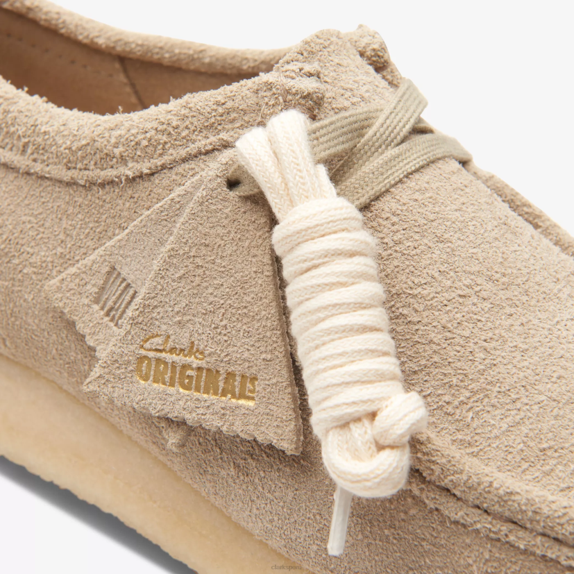 HZVP684 wallabee ante gris pálido Clarks
