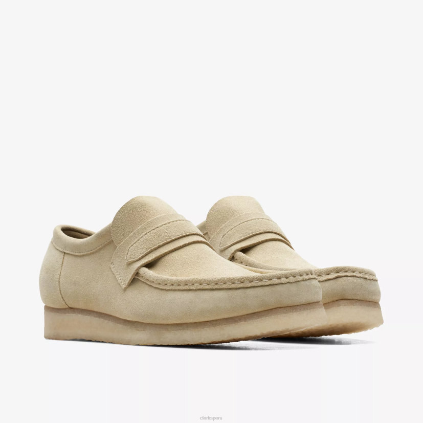 HZVP685 mocasín wallabee gamuza de arce Clarks