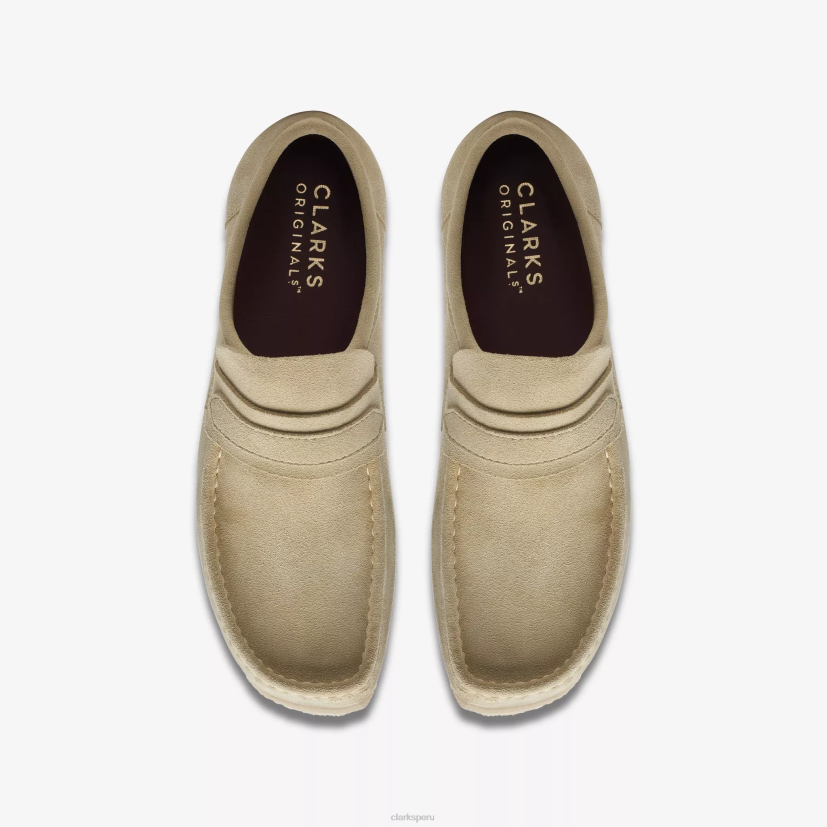 HZVP685 mocasín wallabee gamuza de arce Clarks