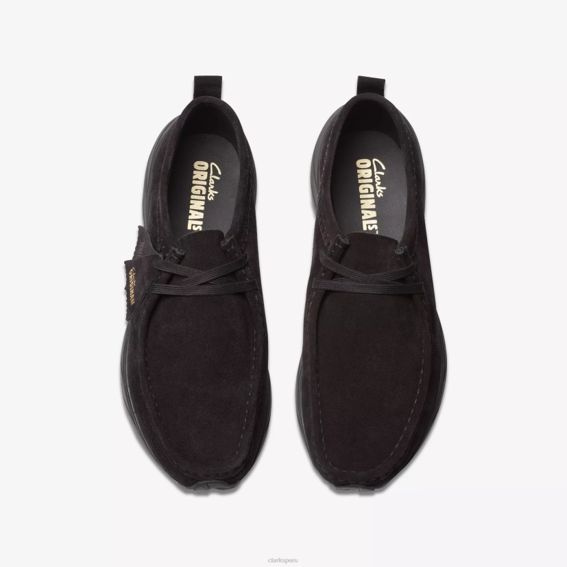 HZVP687 walla edén lo ante negro Clarks