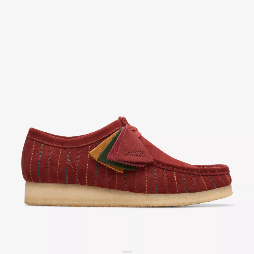 HZVP690 wallabee combinación burdeos Clarks