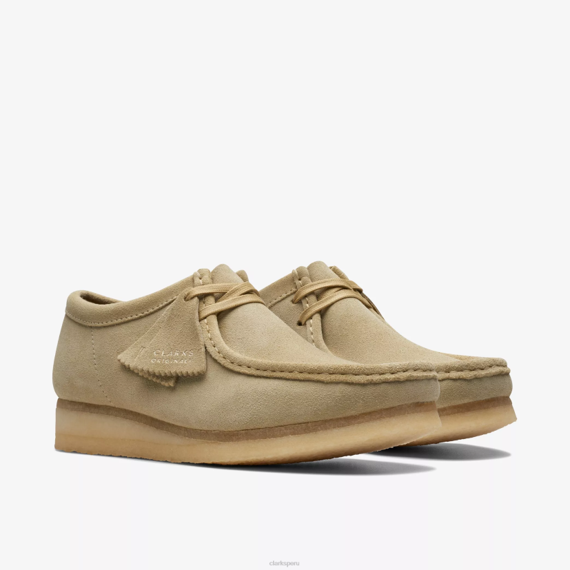 HZVP691 wallabee gamuza de arce Clarks