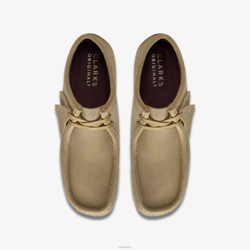 HZVP691 wallabee gamuza de arce Clarks
