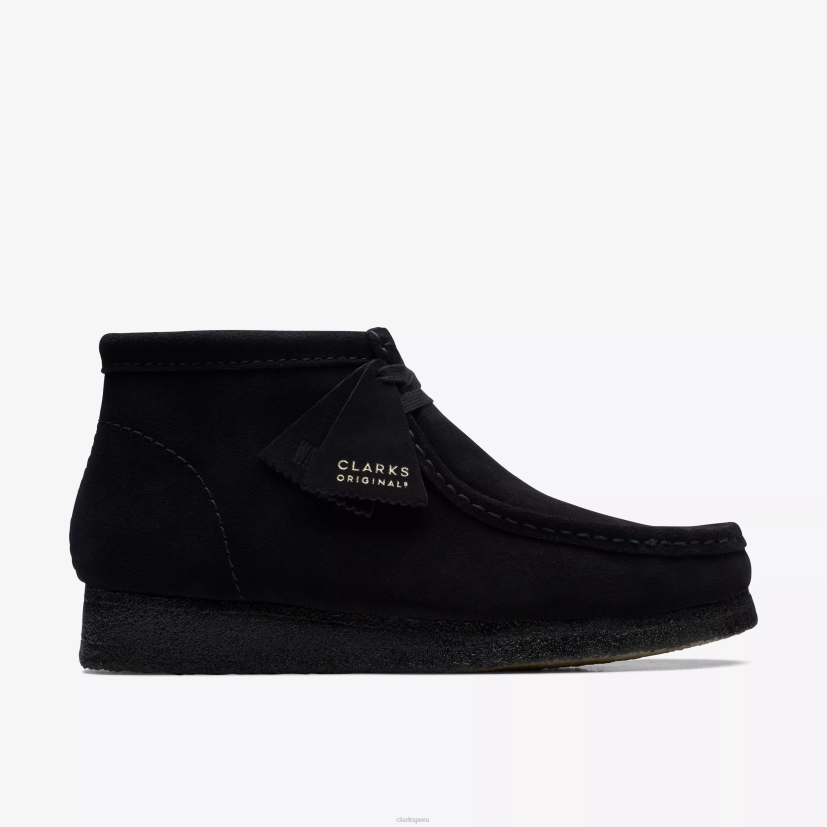HZVP693 bota wallabee ante negro Clarks