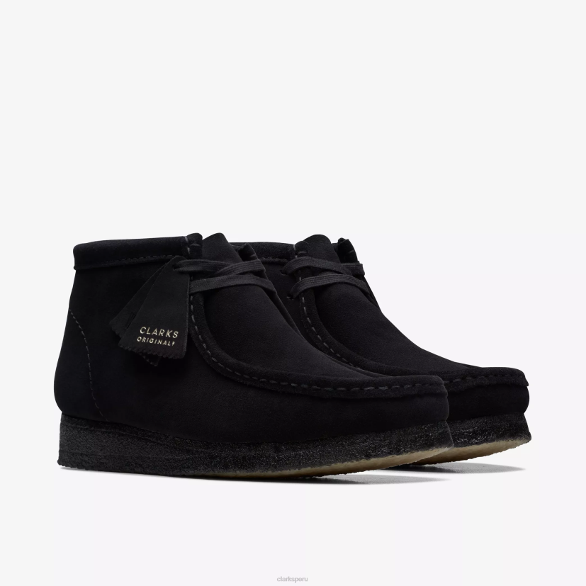 HZVP693 bota wallabee ante negro Clarks