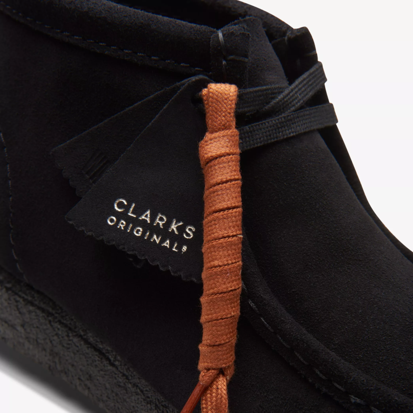 HZVP693 bota wallabee ante negro Clarks