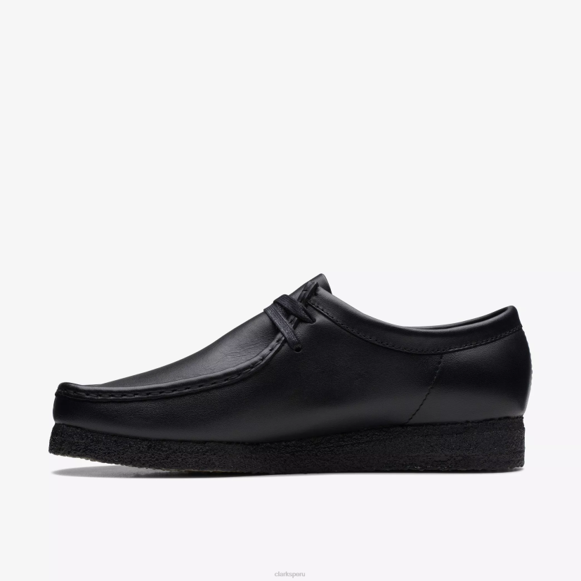 HZVP695 wallabee cuero negro Clarks