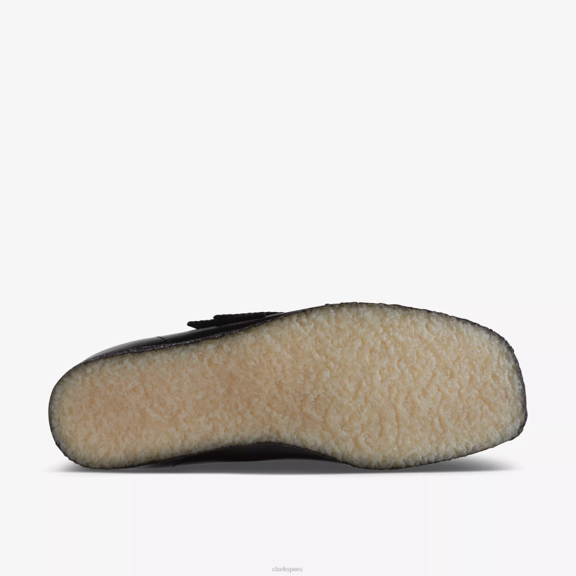 HZVP695 wallabee cuero negro Clarks