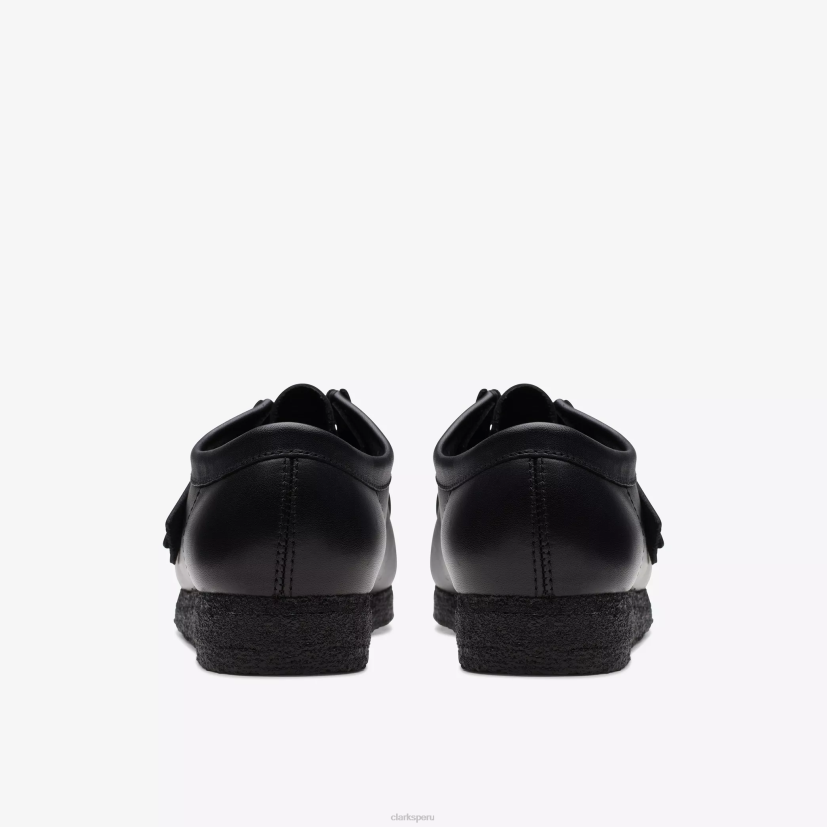 HZVP695 wallabee cuero negro Clarks