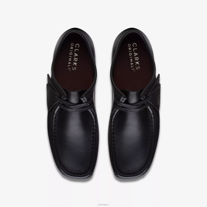 HZVP695 wallabee cuero negro Clarks