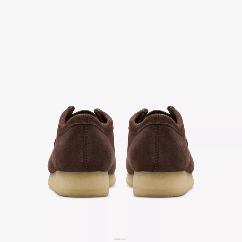 HZVP696 wallabee gamuza marrón oscuro Clarks