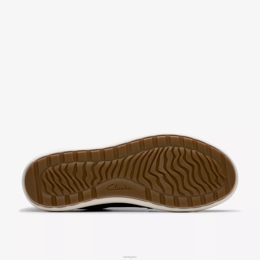 HZVP809 encaje de maple cuero negro Clarks