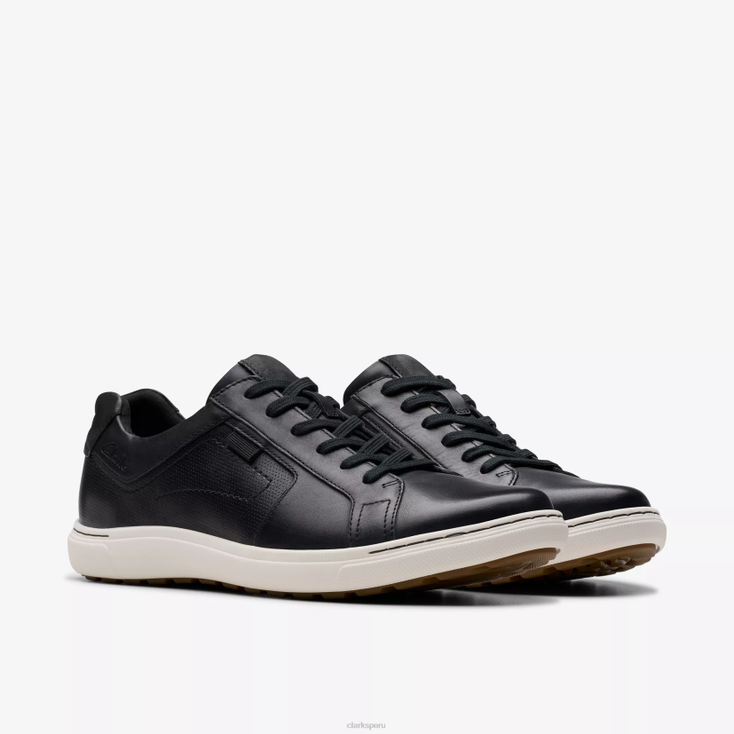 HZVP809 encaje de maple cuero negro Clarks