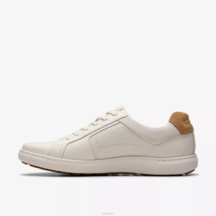 HZVP810 encaje de maple cuero blanco Clarks