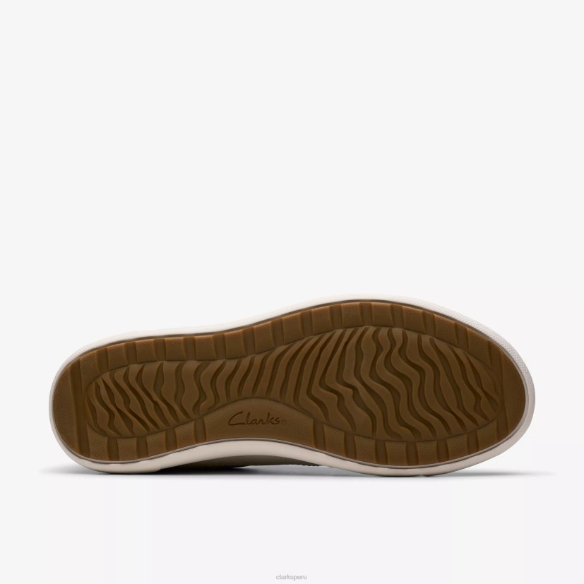 HZVP810 encaje de maple cuero blanco Clarks