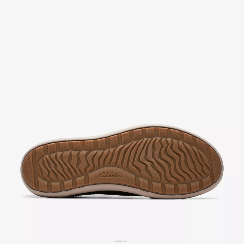 HZVP813 paso de piedra de mapa cuero de cera de abejas Clarks