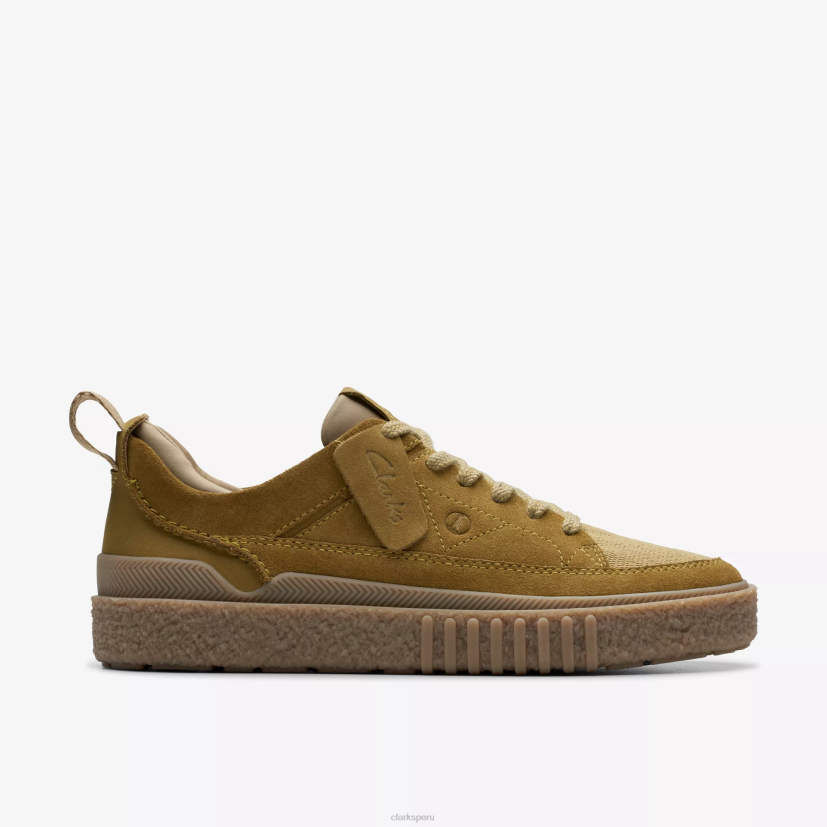 HZVP814 encaje voltereta ante oliva claro Clarks