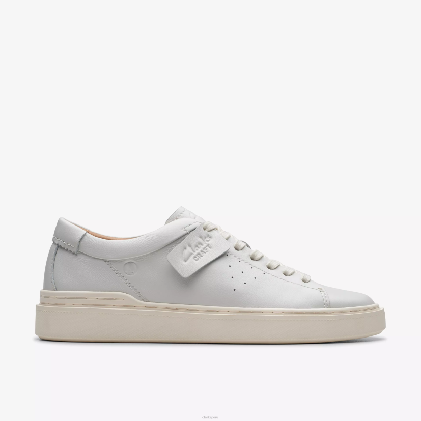 HZVP817 artesanía veloz cuero blanco Clarks