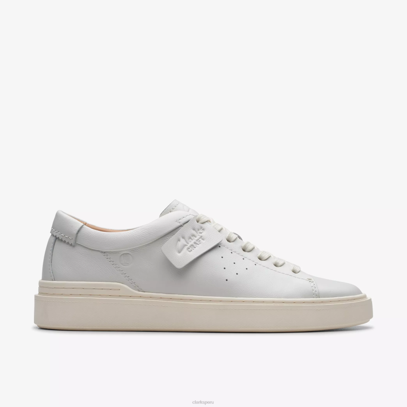 HZVP817 artesanía veloz cuero blanco Clarks