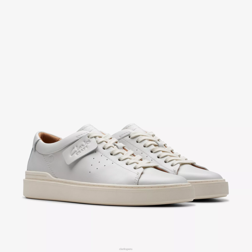 HZVP817 artesanía veloz cuero blanco Clarks