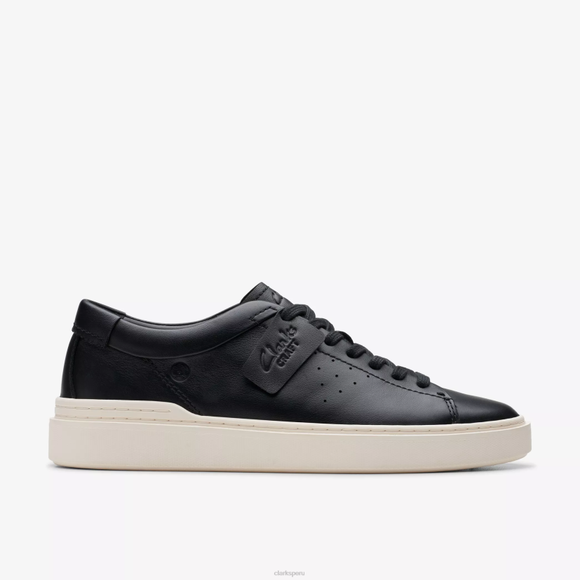 HZVP819 artesanía veloz cuero negro Clarks