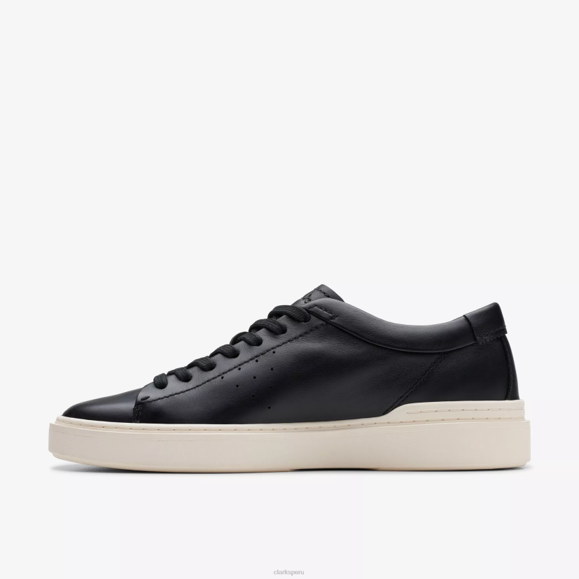 HZVP819 artesanía veloz cuero negro Clarks