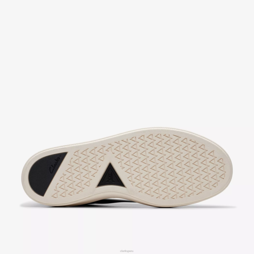 HZVP819 artesanía veloz cuero negro Clarks