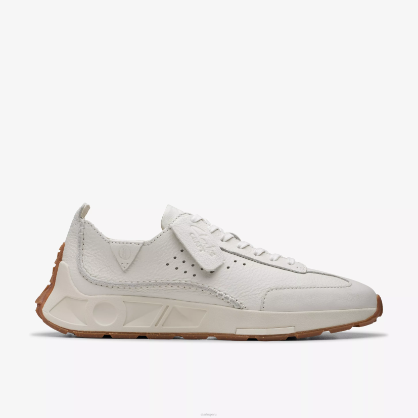 HZVP822 velocidad artesanal cuero blanco Clarks