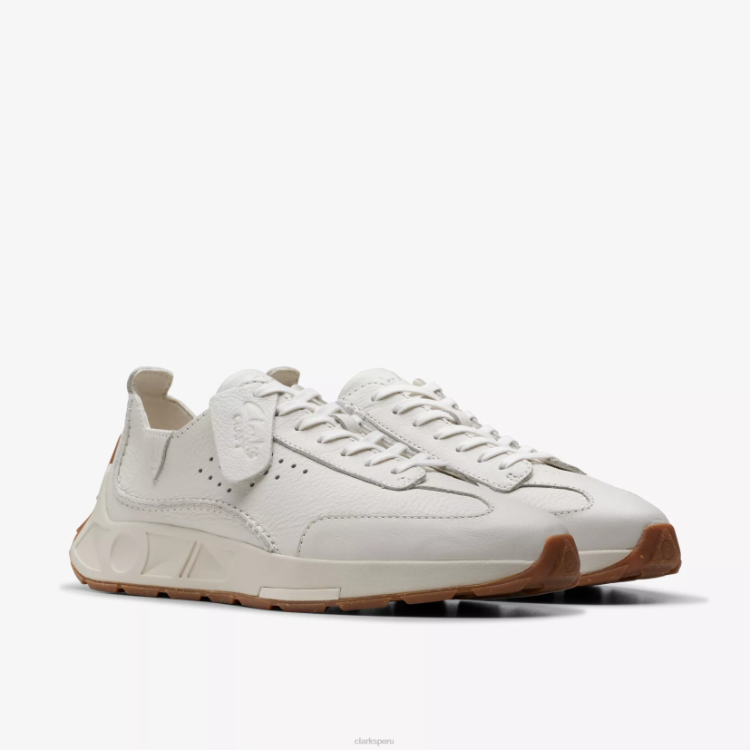 HZVP822 velocidad artesanal cuero blanco Clarks